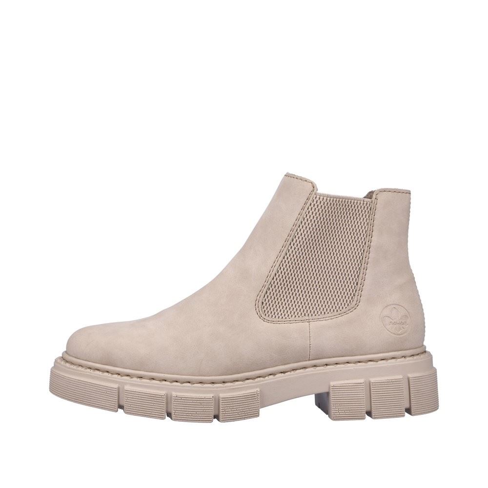 Rieker Antistress Stiefelette Chelsea-Boots beige S22 M3854-62 