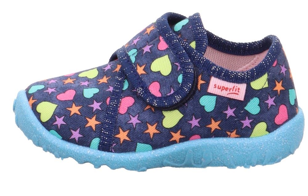 superfit Hausschuh Spotty blau bunt 1-009246-8090 21 | blau | 