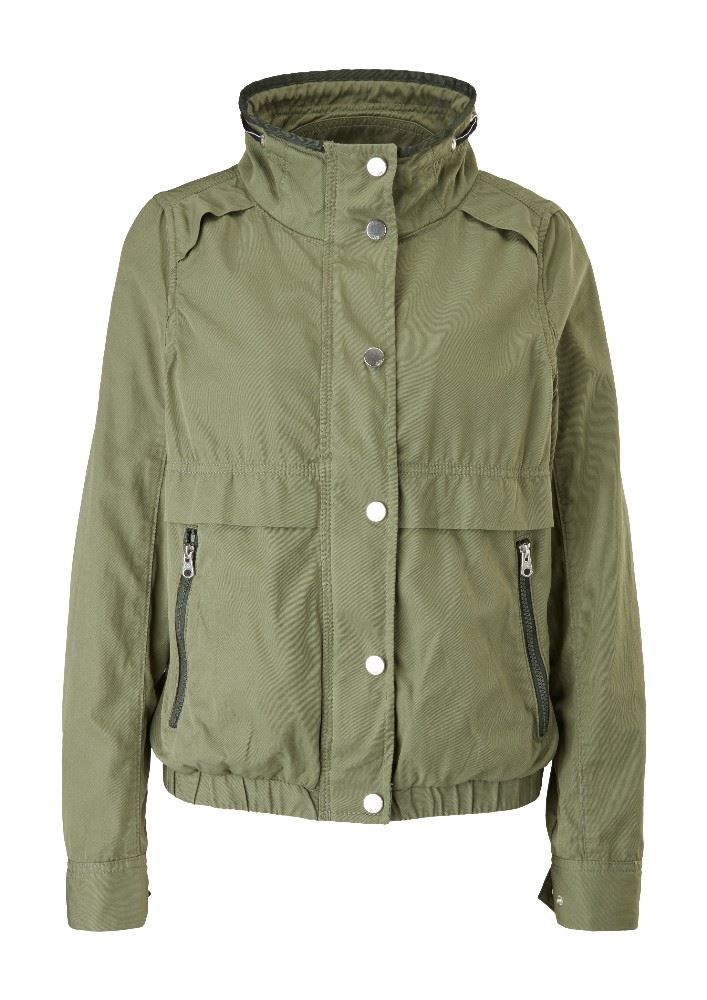 QS designed by Jacke Übergang  Twillstruktur blau grün beige grau S15 2109534 