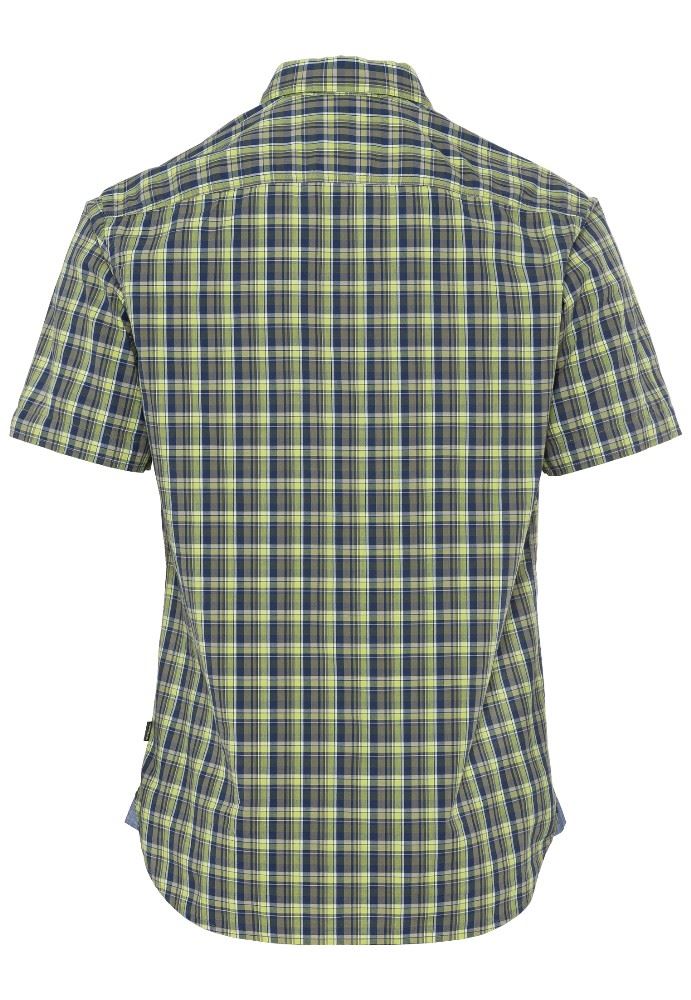 Camel Active Hemd 1/2 Arm grün dunkel kariert 5S47409214 