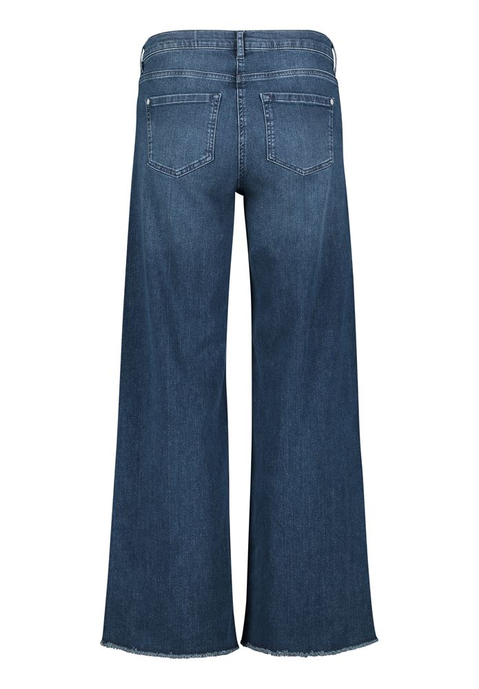 Betty Barclay Jeans Bootcut Fransensaum blau S22 66601100 