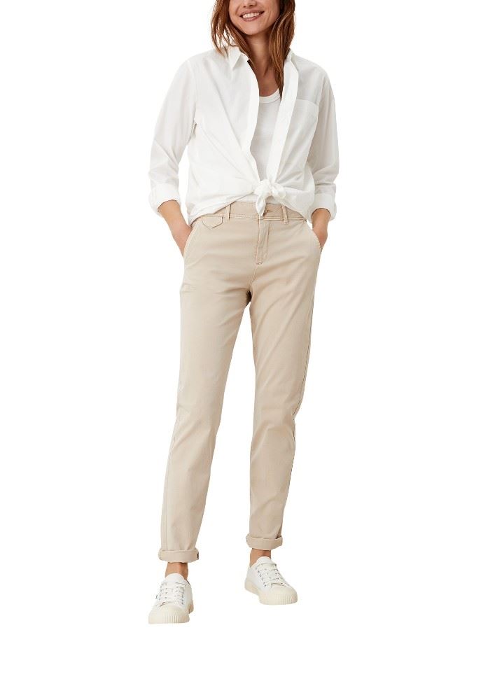 s.Oliver Chino Regular aus Baumwollstretch 2112102 32 | 8577 BROWN | L28