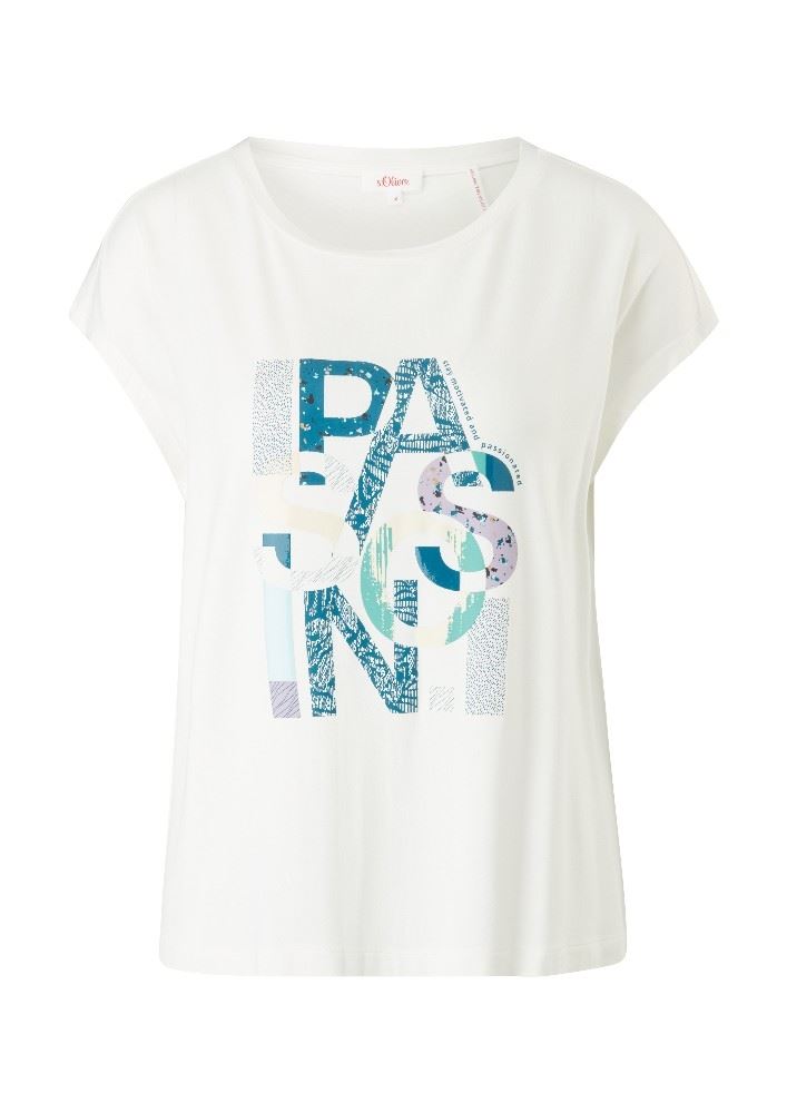 s.Oliver T - Shirt mit Wording 2116600 