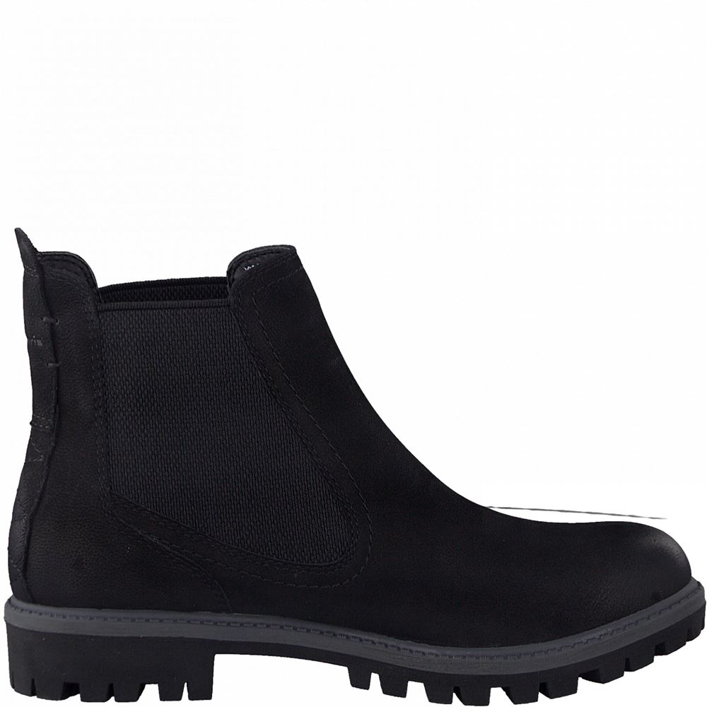 Tamaris Chelsea Boot Leder schwarz S21 1-1-25401-27 