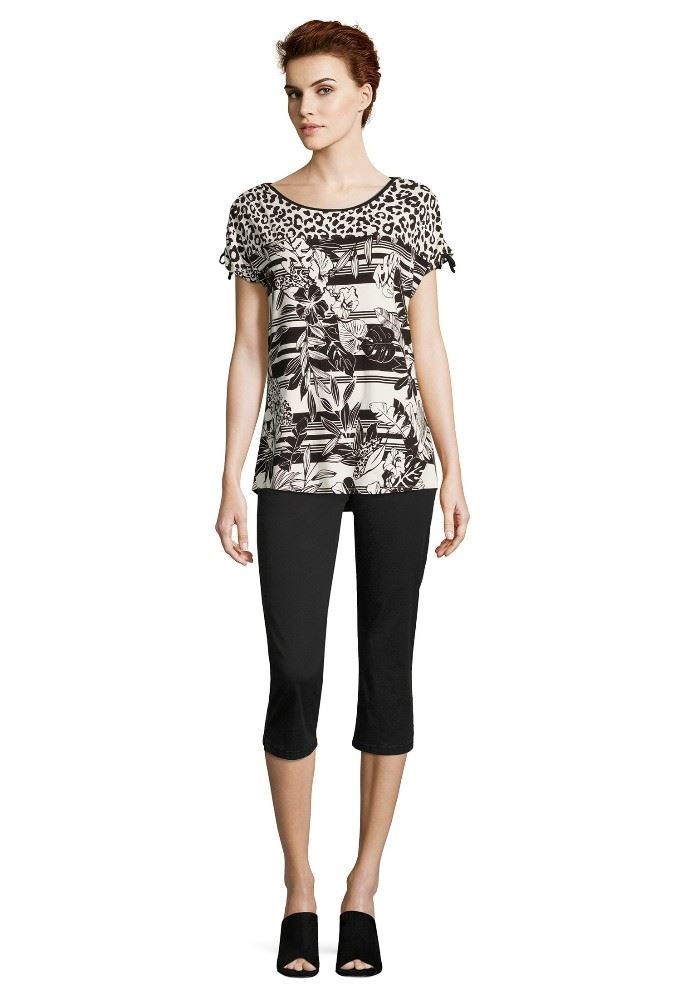 Betty Barclay T - Shirt schwarz weiß 47070733 40 | 9810 Black/Whit | 
