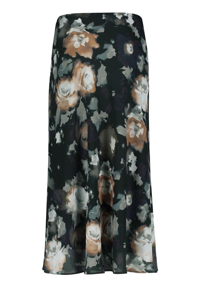 Betty Barclay Midirock florales Muster Chiffon schwarz S22 92671517 
