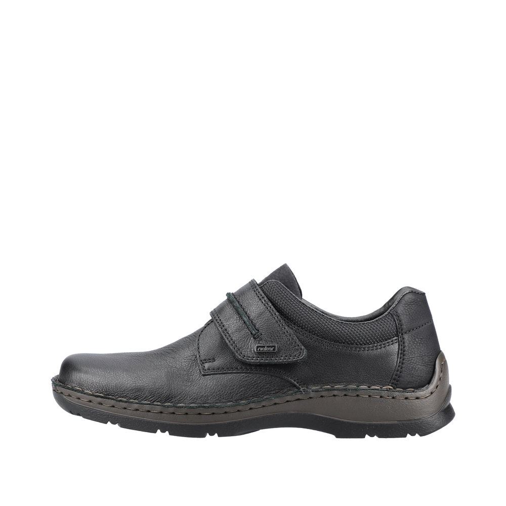 Rieker Antistress Herren Klettschuh schwarz 05358-01 40 | schwarz/schwarz | H