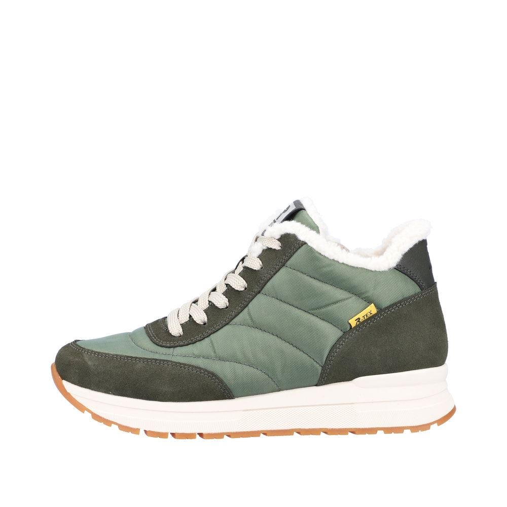 Rieker EVOLUTION Damen Schürschuh TEX- Membran Komfortweite grün  S22 40861-54 