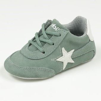 Richter Kinder Lauflernschuh Halbschuh Schnürer Sneaker grün 0050-1111-1721 19 | ciel/weiss | 