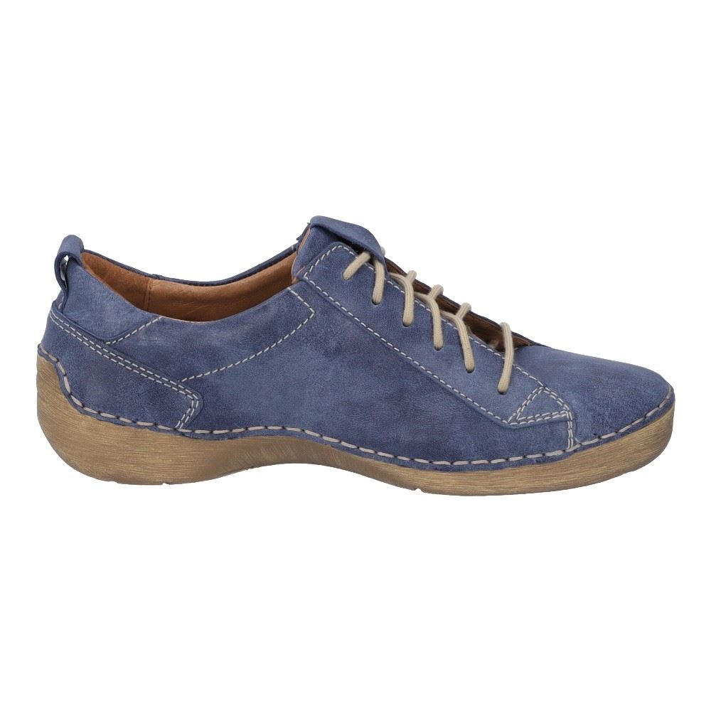 JOSEF SEIBEL Fergey 56 Damen Schnür- Halbschuh Leder blau S12 59656 40 | 530 ocean | 