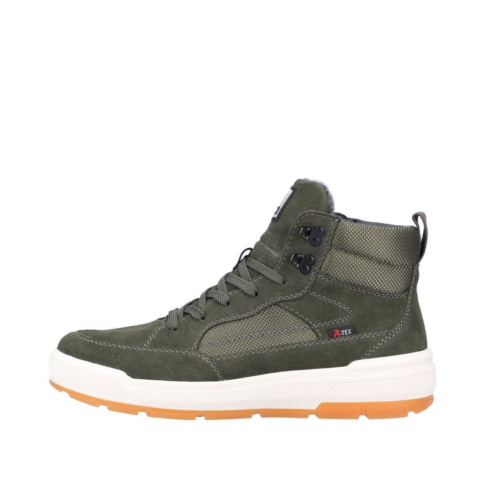 Rieker EVOLUTION Herren Sneaker High Schnürschuh TEX- Membran grün S22 U0069-54 