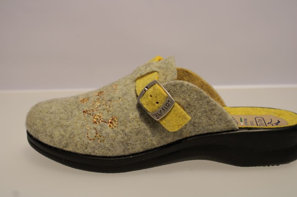 Fly Flot Hausschuh Hauspantolette gelb 863842 40 | gelb | 