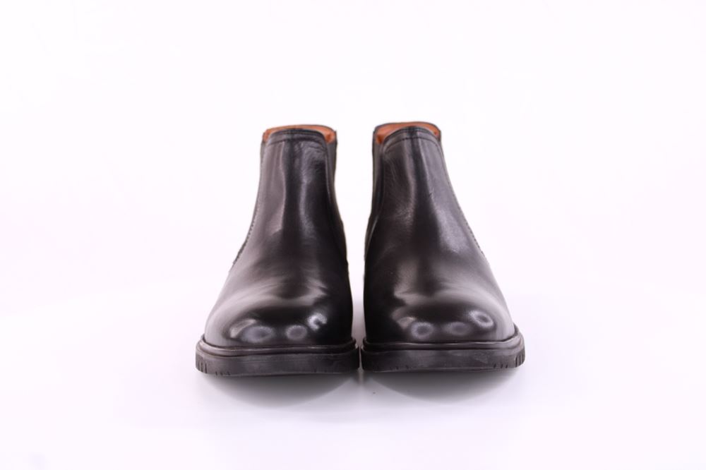 Marc Shoes Herren Chelsea- Boots Leder schwarz S21 831841 40 | 00671 black | 