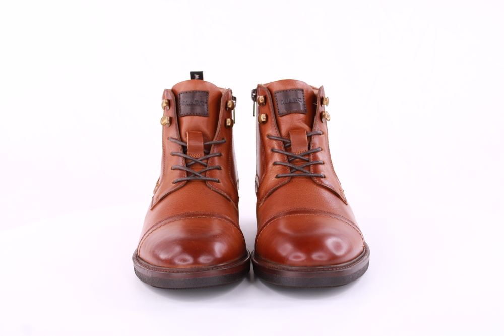 Marc Shoes LENNY Herren Schnürboots Leder braun cognac  S21 832032 
