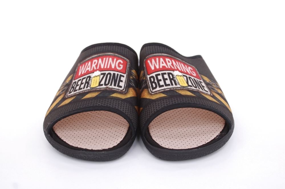 s`knöpli Herren Pantolette Hausschuh schwarz S13 AC10860 