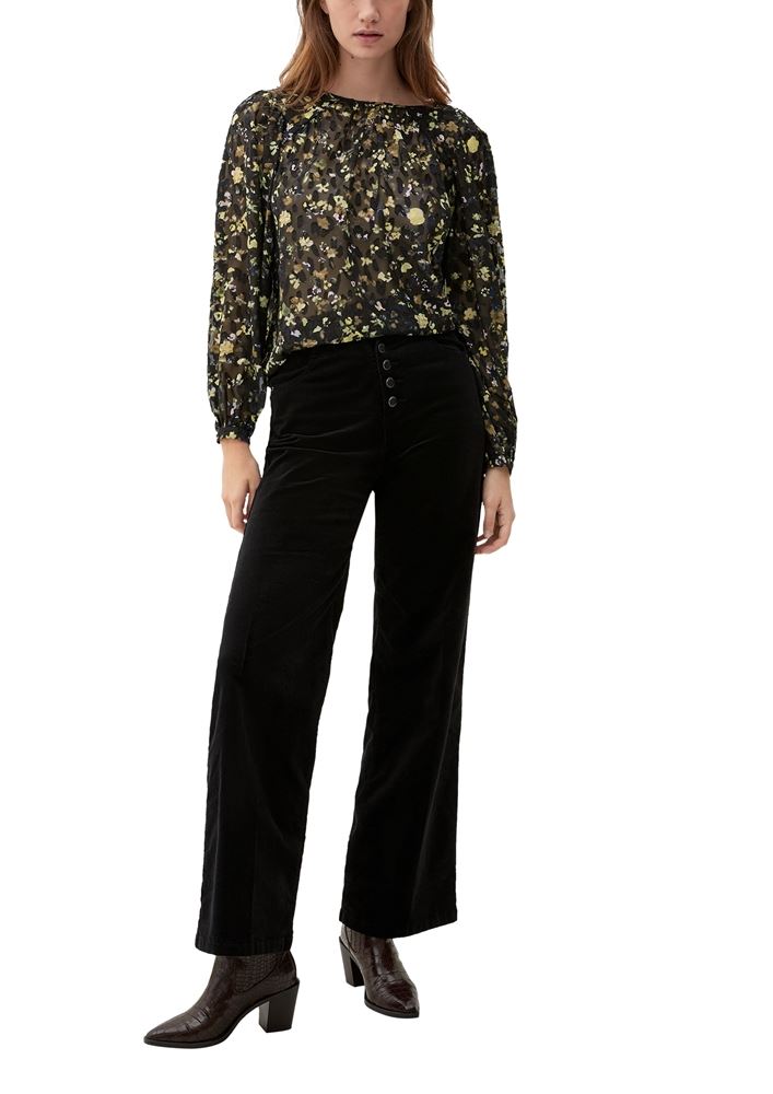 s.Oliver Bluse mit Alloverprint S22 2120836 