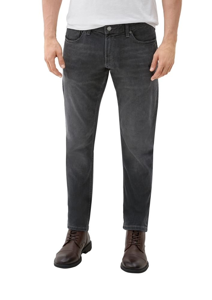 s.Oliver Herren Jeans Slim-leg Waschung grau S22 2121738 