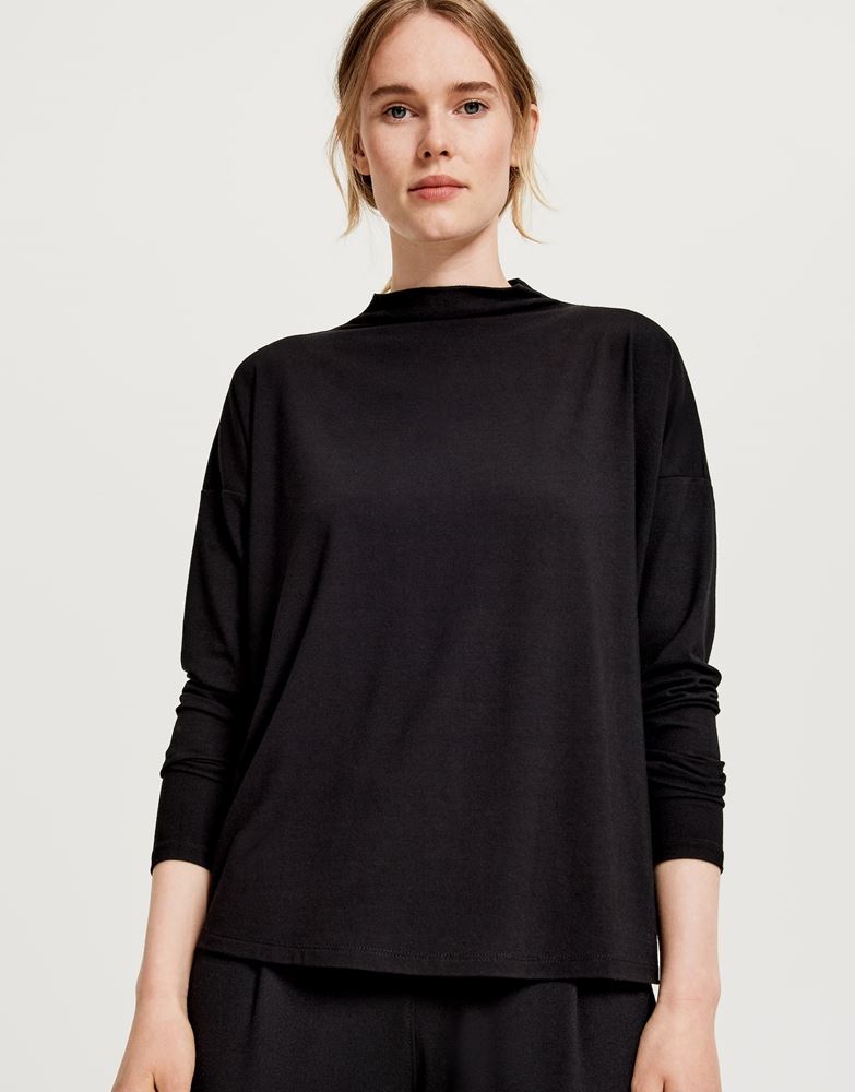 OPUS Shirt Sujane Soft schwarz S21 237569403 