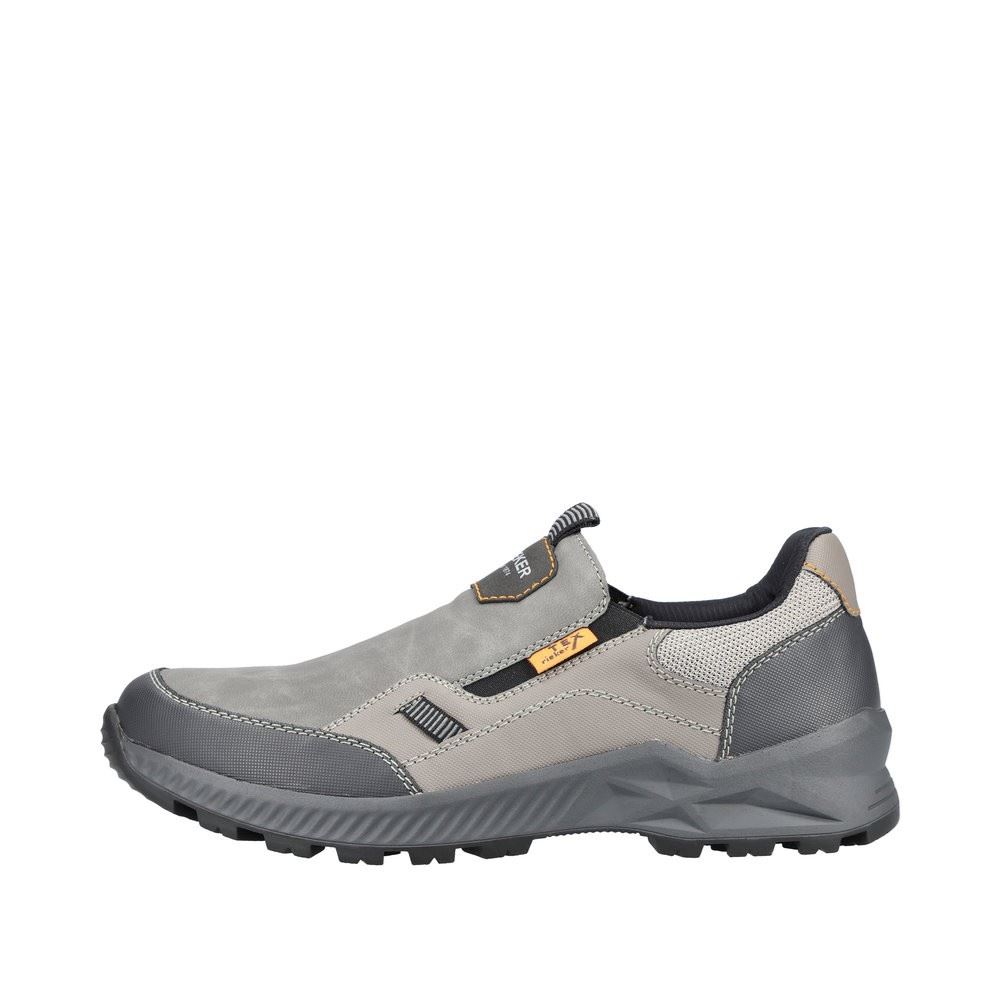 Rieker Antistress Herren Slipper Schlupfschuh TEX- Membran grau S22 B3252-90 40 | grigio/cenere/s | G
