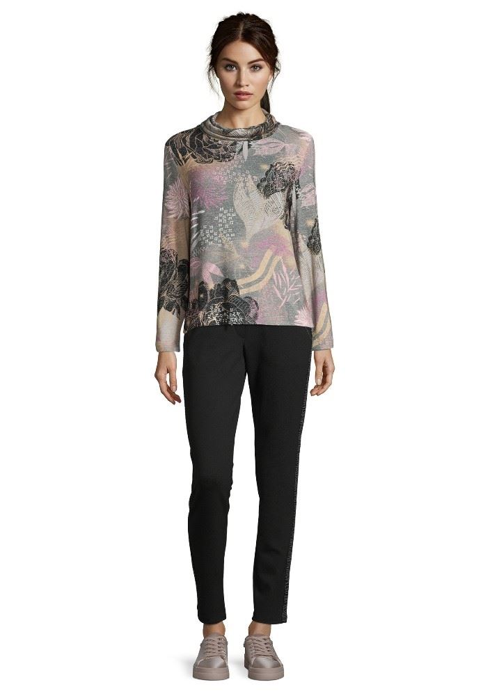 Betty Barclay Shirt Langarm  braun schwarz 47390637 