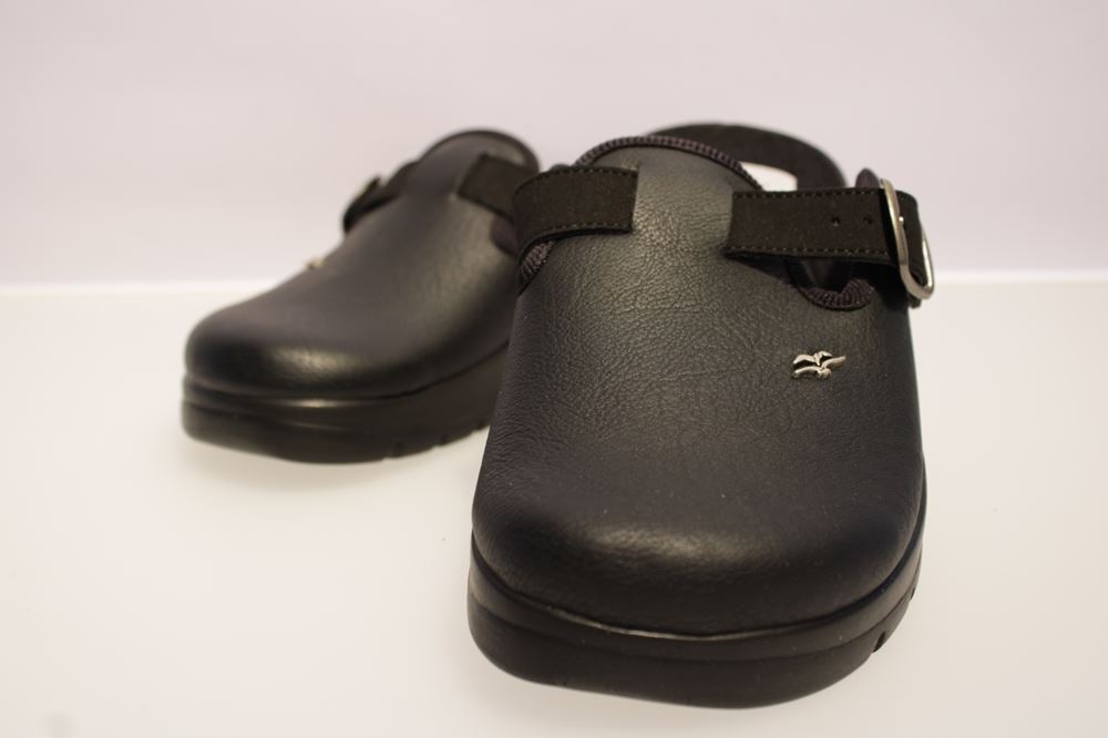 Fly Flot Hausschuh Hauspantolette schwarz 882186 39 | schwarz | 