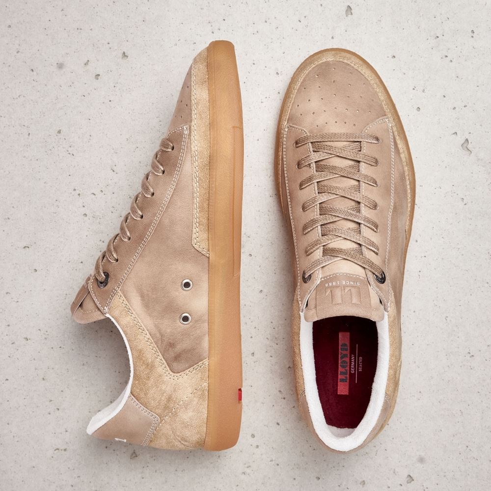 Lloyd BARON Sneaker Leder beige S12 12-035-12 