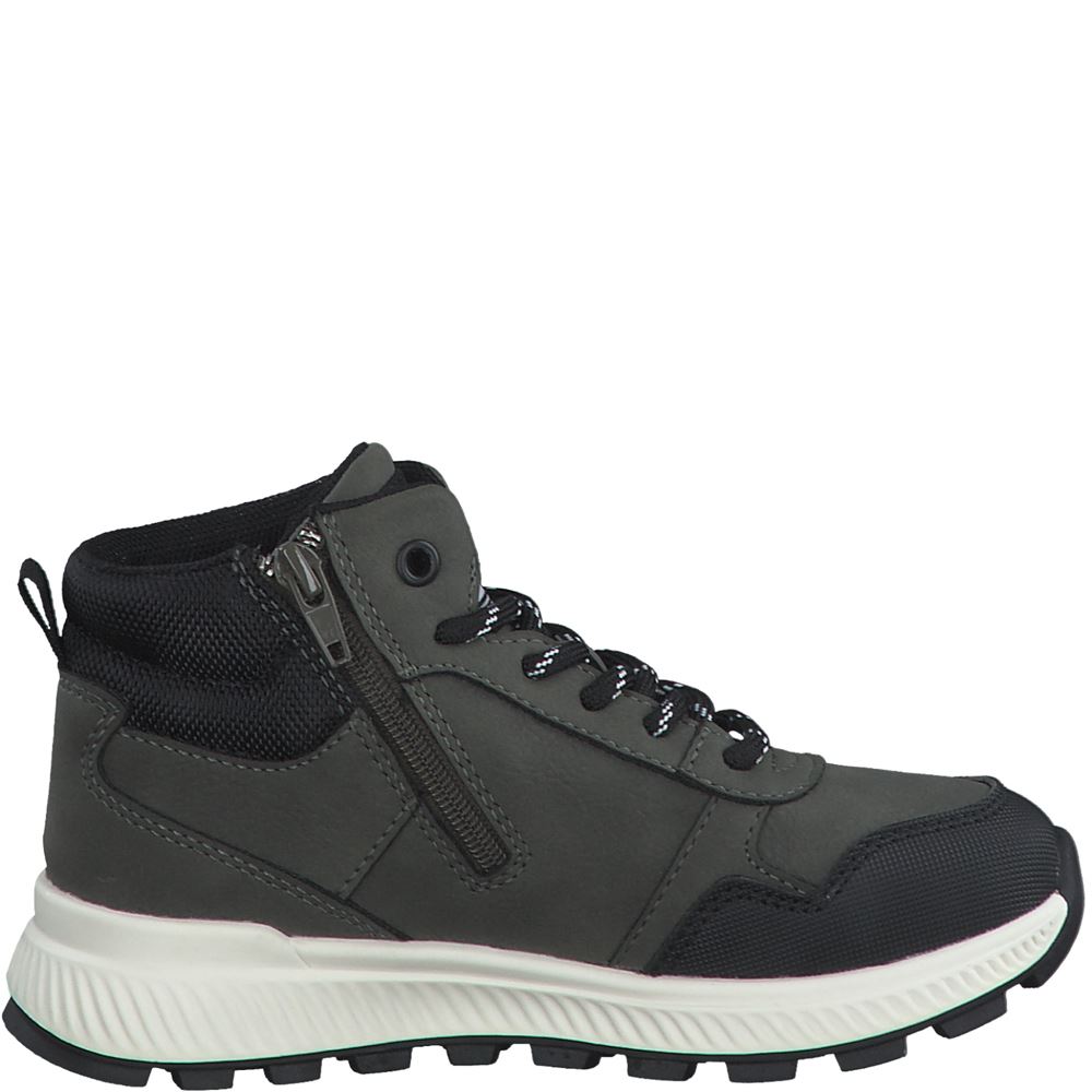 s.Oliver Jungen Sneaker High Schnürschuh Warmfutter grün S22 5-5-45105-39 28 | 730 KHAKI COMB | 