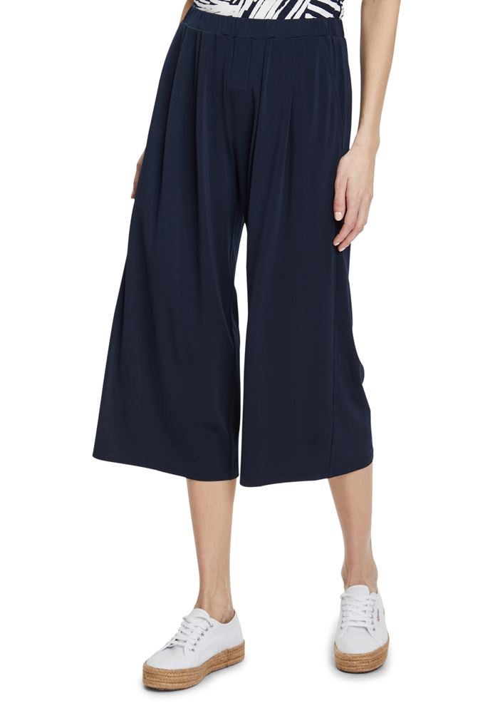 Betty Barclay Culotte elastischer Bund blau S12 65221217 