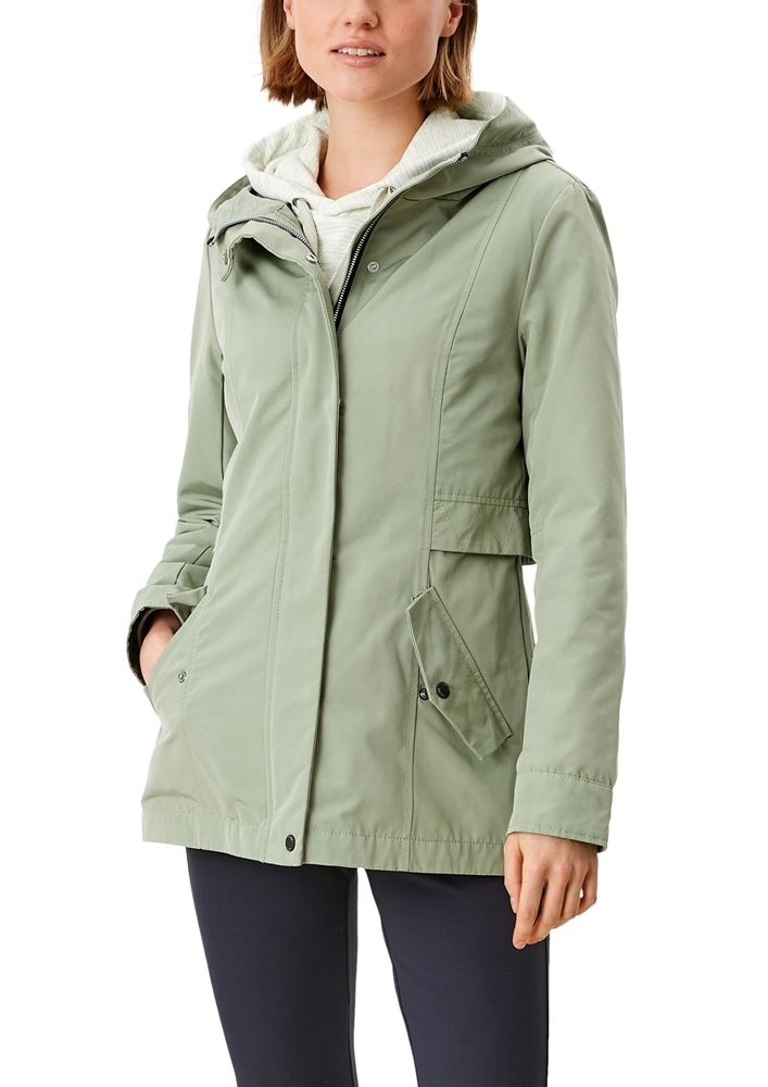 s.Oliver Parka Jacke Nylon grün S12 2110477 38 | 7814 khaki/oliv | 