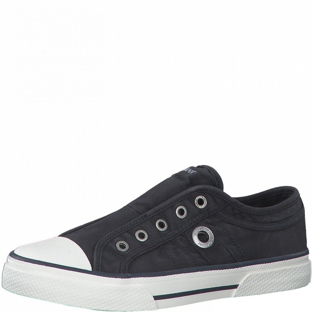 s.Oliver Damen Sneaker Low Slipper Schlupfschuh blau S12  5-5-24635-28 