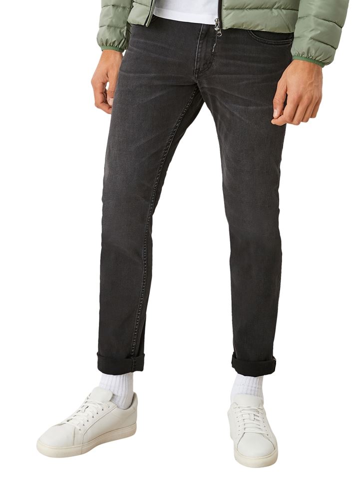 s.Oliver Herren Slim leg-Jeans KEITH schwarz S12 2109579 W31 | Black Stretched | L34