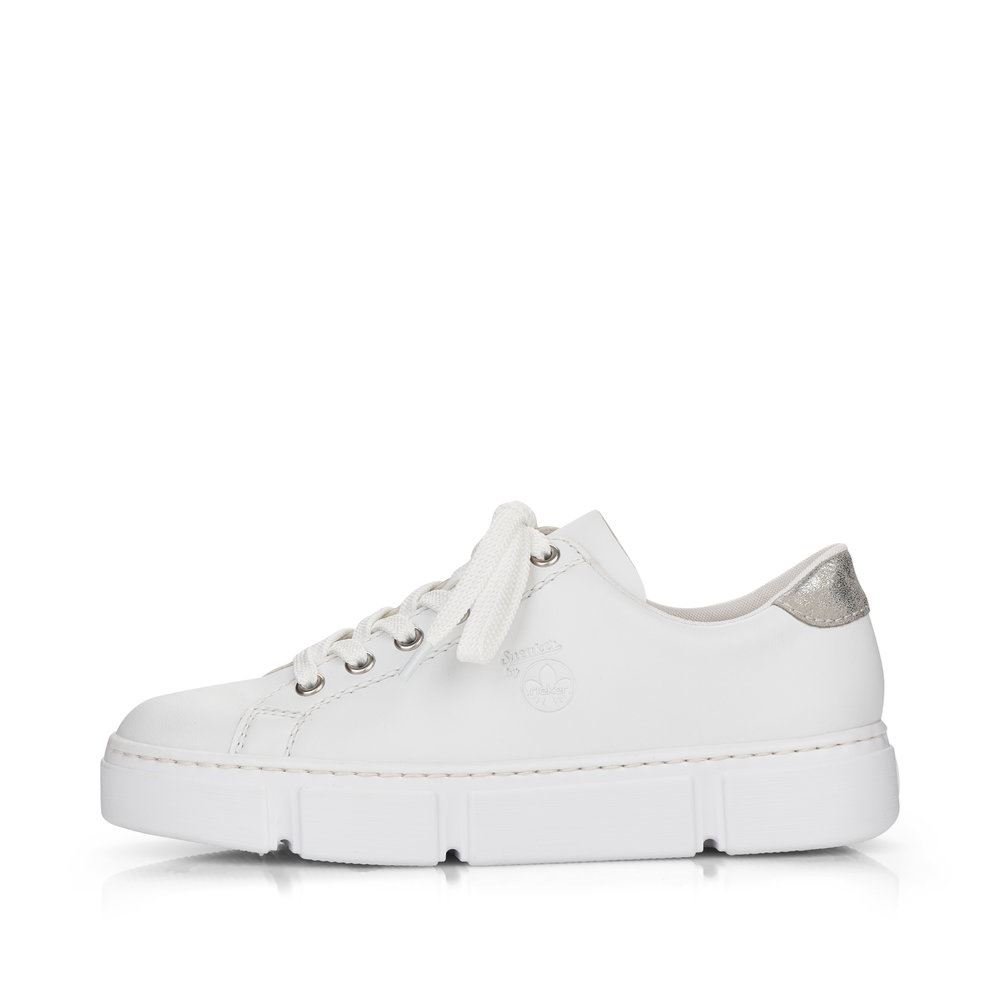 Rieker Antistress Damen Sneaker Schnürhalbschuh weiß S13 N59W1-80 