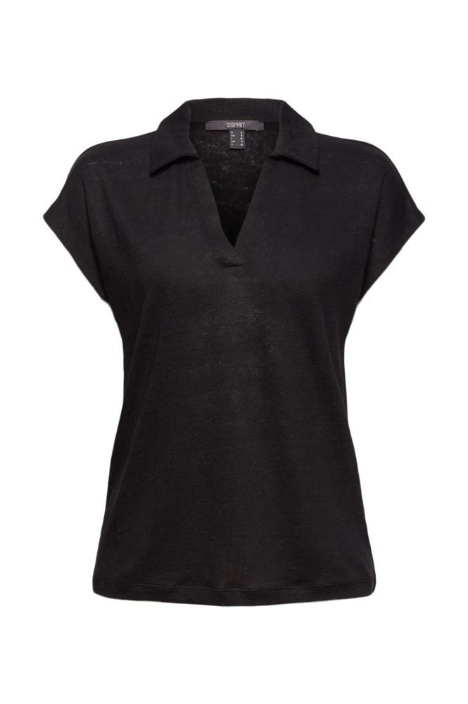ESPRIT COLLECTION Poloshirt Leinen 041EO1K307 