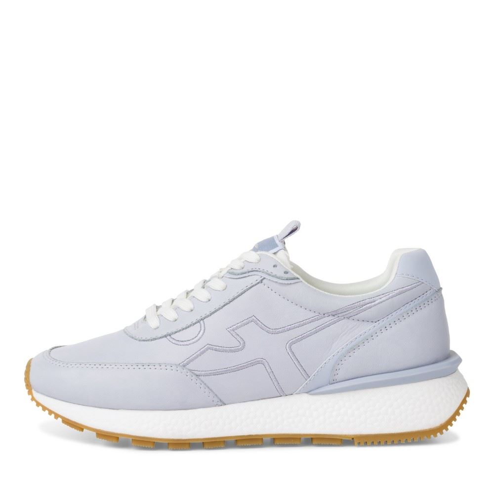 Tamaris FASHLETICS Sneaker Wechselfußbett weiß, blau S12  1-1-23747-28 