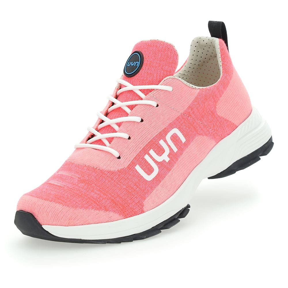 UYN LADY AIR DUAL XC Damen Sneaker Merinowolle grün, pink S13 Y100161 