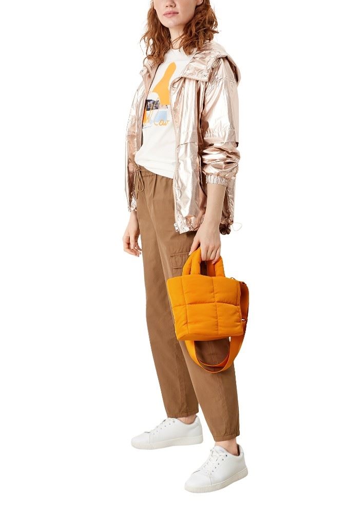 s.Oliver Kleiner Shopper mit Steppung S12 orange 2115664 