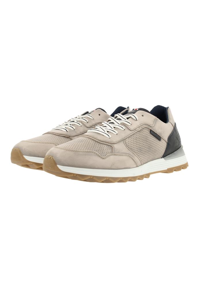 Bullboxer Herren Sneaker Leder beige S13 373K20438C 
