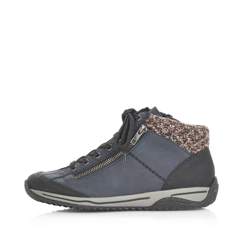 Rieker Antistress Schnürschuh Schnürstiefel blau  S21  L5223-00 37 | schwarz/pazifik | E