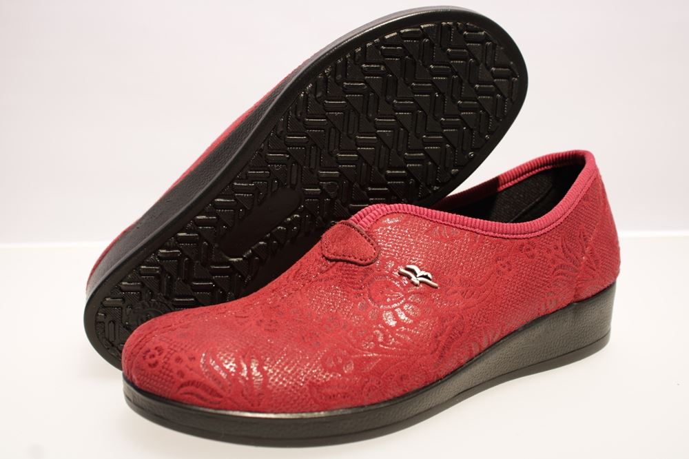 Fly Flot Hausschuh rot 863907 36 | bordo | 