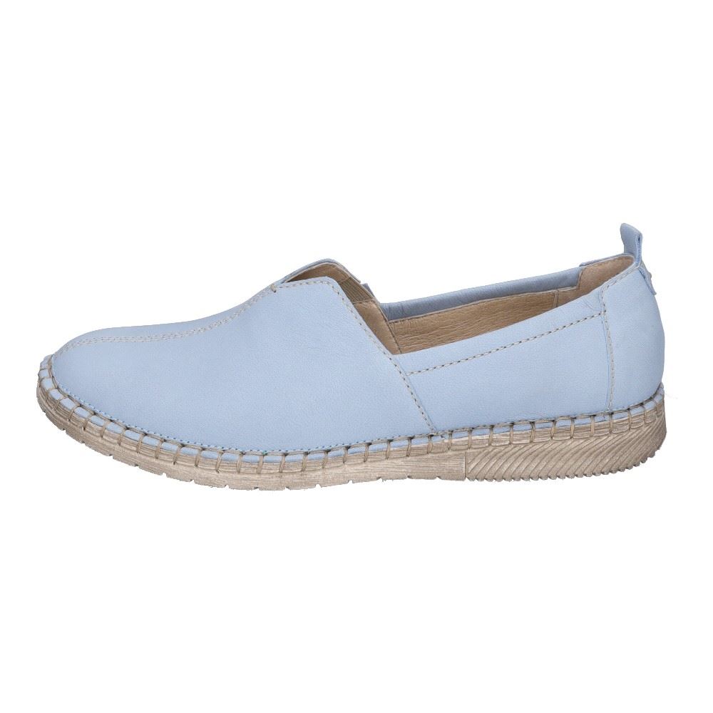 JOSEF SEIBEL Sofie 38 Damen Slipper Leder grün blau S12  71838 39 | 625 hellgrün | 
