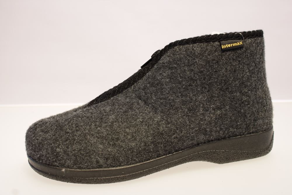 Cosmos Cordes Hausschuh grau Bierholer - W 41 | black | 