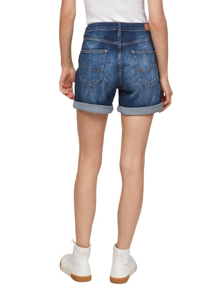 QS designed by Shorts Jeans blau dunkel 2062824 42 | 56Z7 blue stret | 