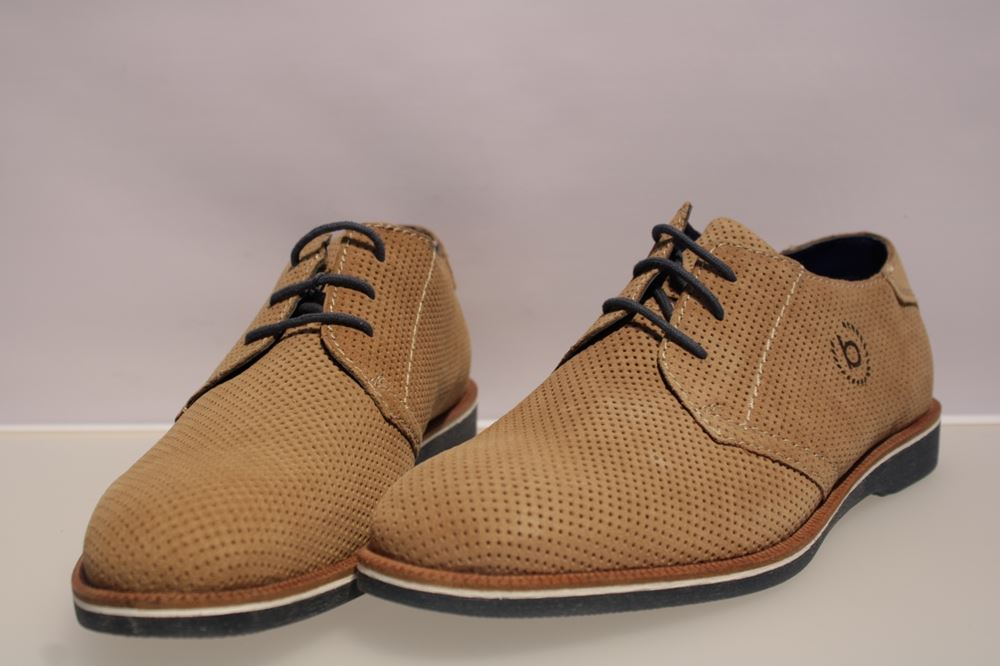 bugatti Herren 311647061400 Derbys, Braun Schnürschuh 311-64706-140 45 | 5300 sand | 
