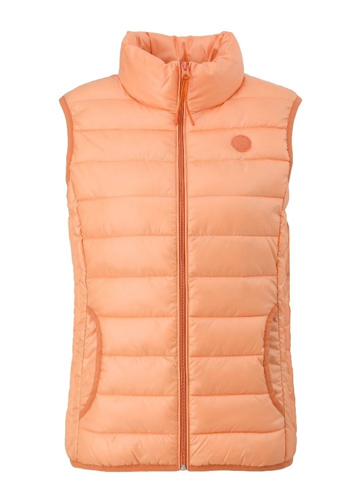 QS designed by Outdoor- Weste  weiß, orange, orange, lila, grün, schwarz S13 2123928 XXL | 2130 ORANGE | 