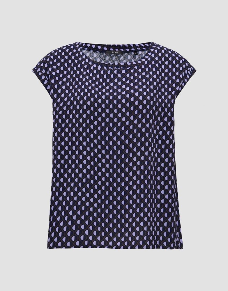OPUS Shirtbluse Fauni 1/2 Arm Retro-Druck S13 10224211791206 