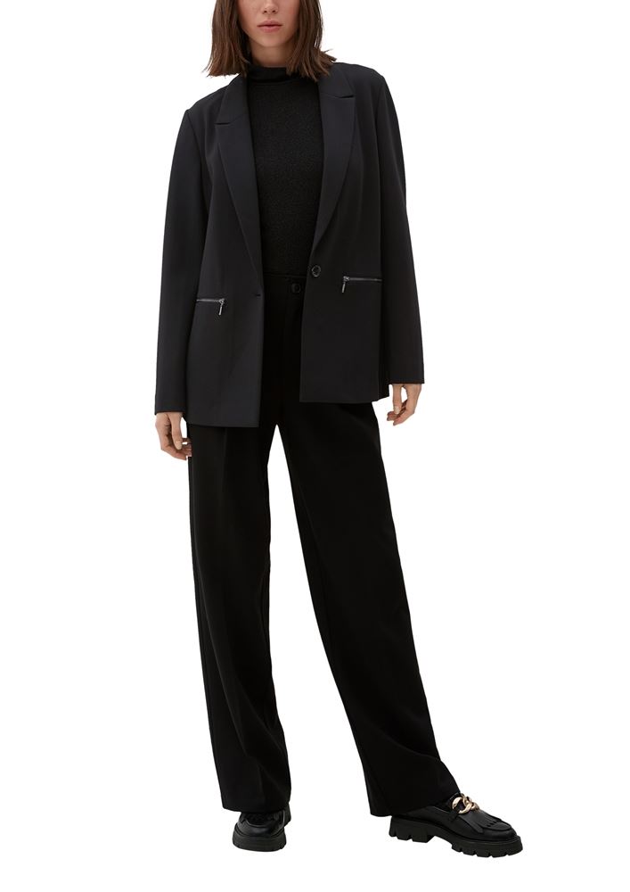 s.Oliver Blazer aus Viskosestretch S22 2127246 46 | 5659 BLUE | 