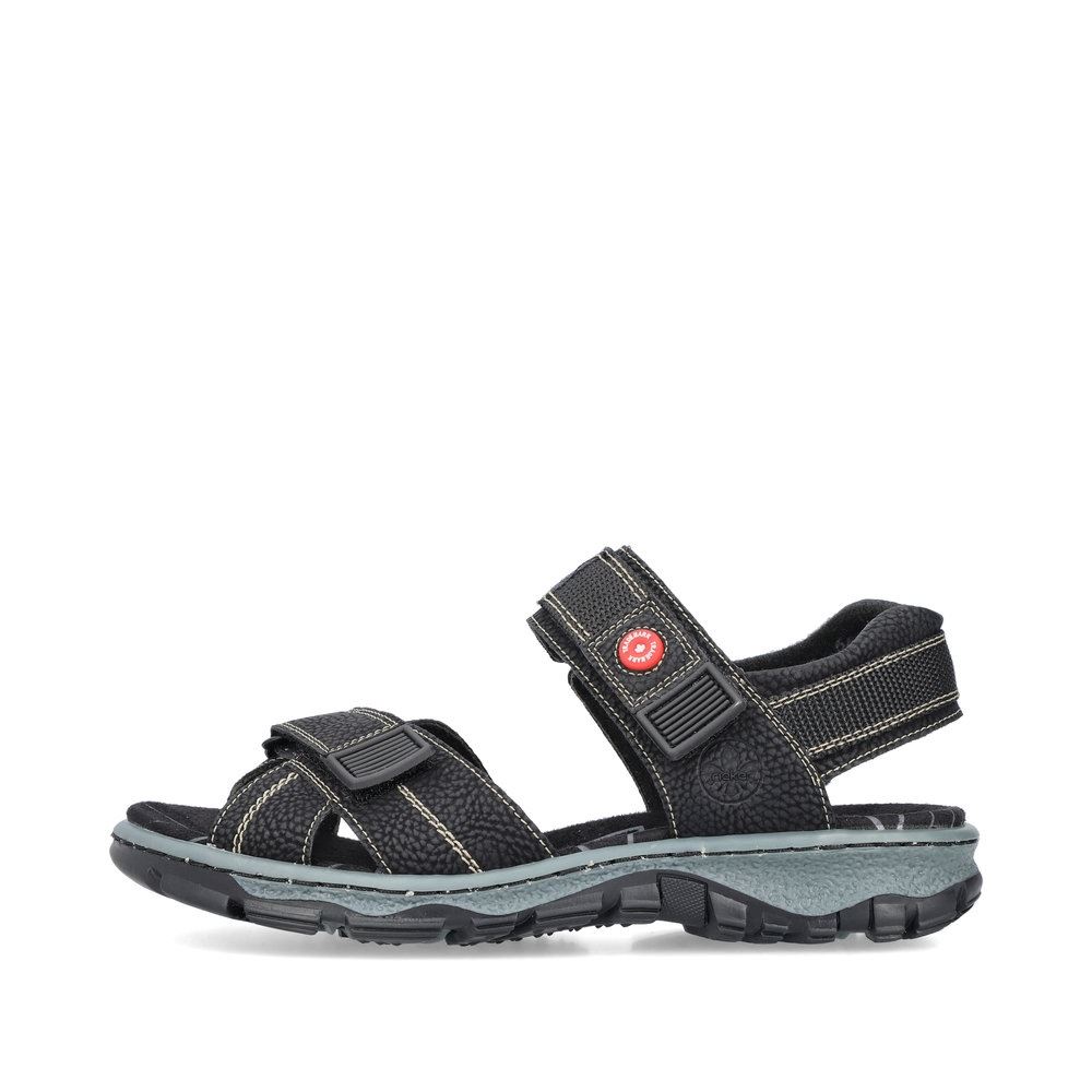 Rieker Damen Trekkingsandalen asphaltschwarz S13  68851-02 