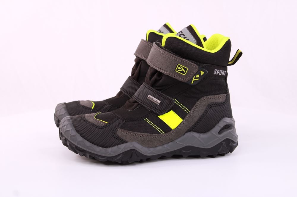 IMAC Winterstiefel Winterboot Jungen Klettverschluss TEX- Membran schwarz S21 832418 26 | grig. scuro | 