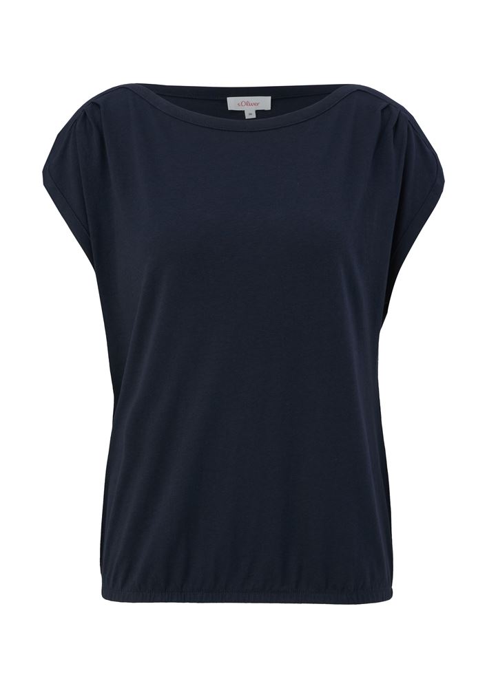 s.Oliver Shirt mit U-Boot-Ausschnitt pink, blau, grün, schwarz S13 2132634 