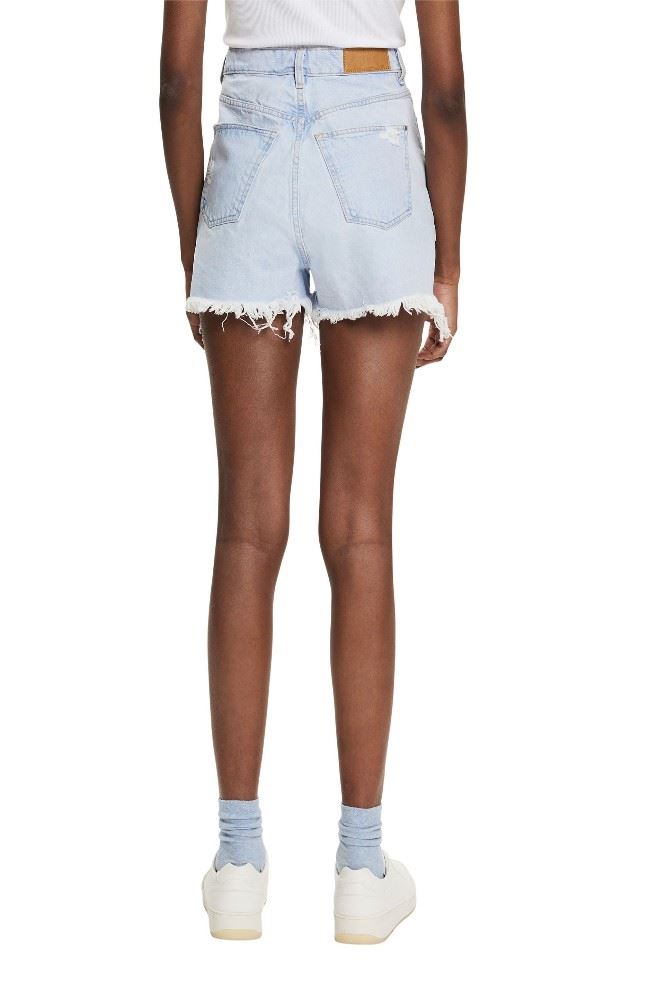 EDC Jeans- Shorts Destroyed- Effekt blau S12 042CC1C304 